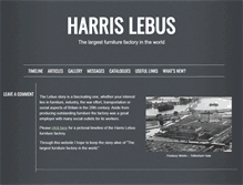 Tablet Screenshot of harrislebus.com